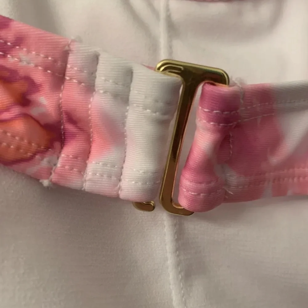 NWT Womens Plus Size, Breaking Waves, 2 Piece Swimsuit, 3X, Pink, High Waisted - Picture 6 of 11